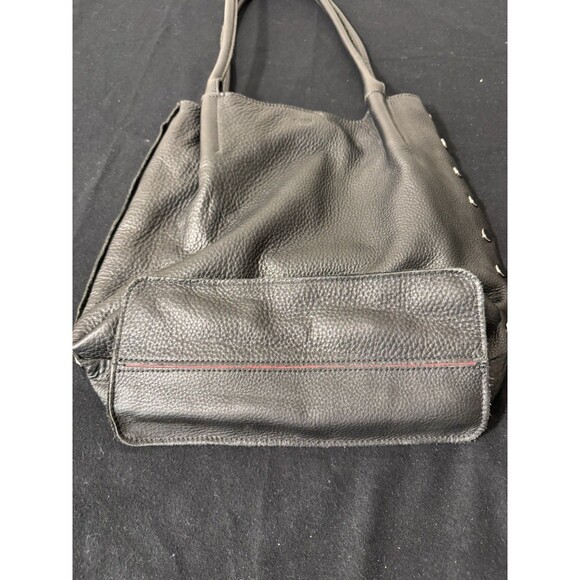 HAMMITT Black Oliver Tote Pebbled Leather Shoulder Bag Soft Excellent Condition - Picture 12 of 16